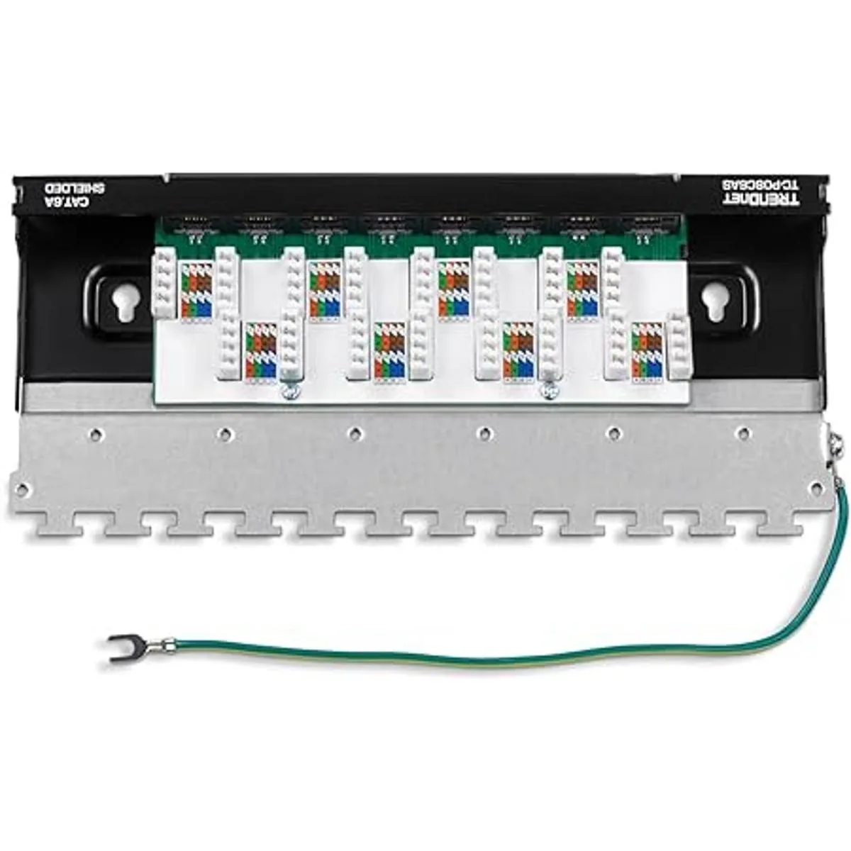 TRENDnet Panel de conexión blindado Cat6A de 8 puertos_4