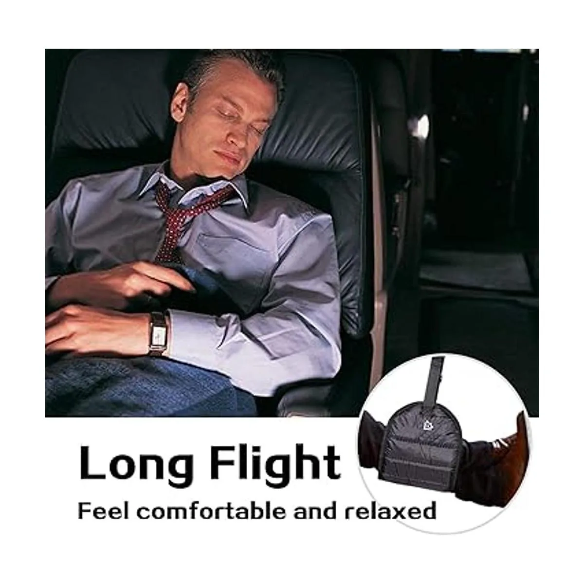 Reposapiés de viaje para avión Reposapiés para hamaca de_2