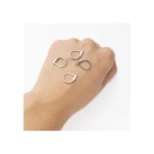 DNHCLL Pendientes de palanca de acero inoxidable 304 50