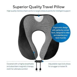 Proglobe Juego de manta de viaje de lujo Almohada_3