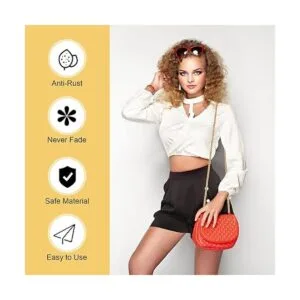 Luxiv Cadena de repuesto para monedero cadenas de