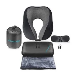 Proglobe Juego de manta de viaje de lujo Almohada_1
