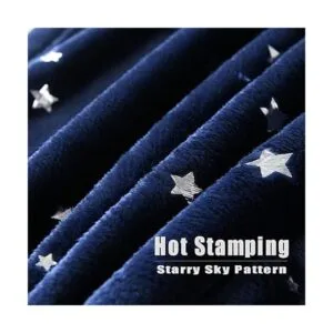 NANPIPER Manta con diseño de estrellas_4