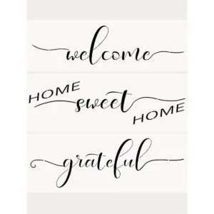 AZDIY Juego de plantillas reutilizables Home Sweet Home