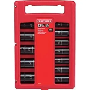 CRAFTSMAN Juego de llaves de impacto métrico 12_1