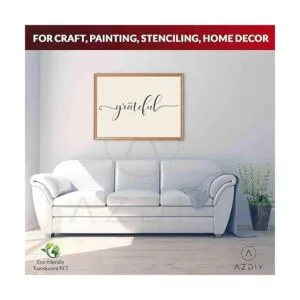 AZDIY Juego de plantillas reutilizables Home Sweet Home