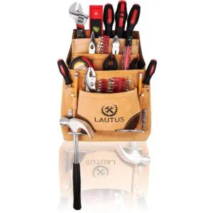 LAUTUS Bolsa de cuero para herramientas Carpintero_2