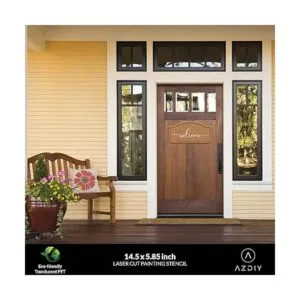 AZDIY Juego de plantillas reutilizables Home Sweet Home