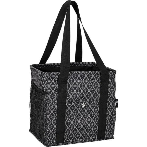 Pursetti Bolso pequeño utilitario negro Black Trellis S_1