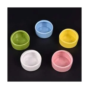 Cuenco de cerámica para hámster lateral degradado con