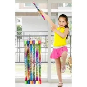 JARU Varita de bastón con purpurina 6 unidades de 12