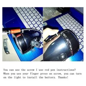 Lámpara de luz delantera de bicicleta retro vintage con 7_3