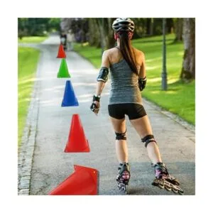 Mirepty Conos de tráfico de plástico de 7 pulgadas cono_5