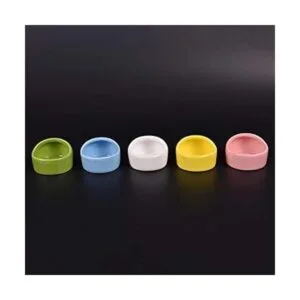 Cuenco de cerámica para hámster lateral degradado con