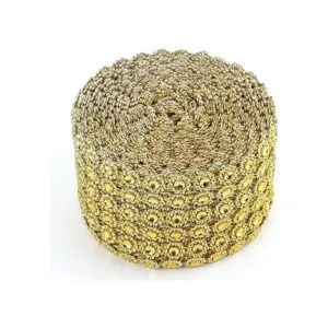 Foraineam Rollo de cinta de diamantes de imitación para_4