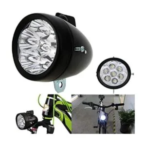 Lámpara de luz delantera de bicicleta retro vintage con 7_1