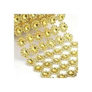 Foraineam Rollo de cinta de diamantes de imitación para_3