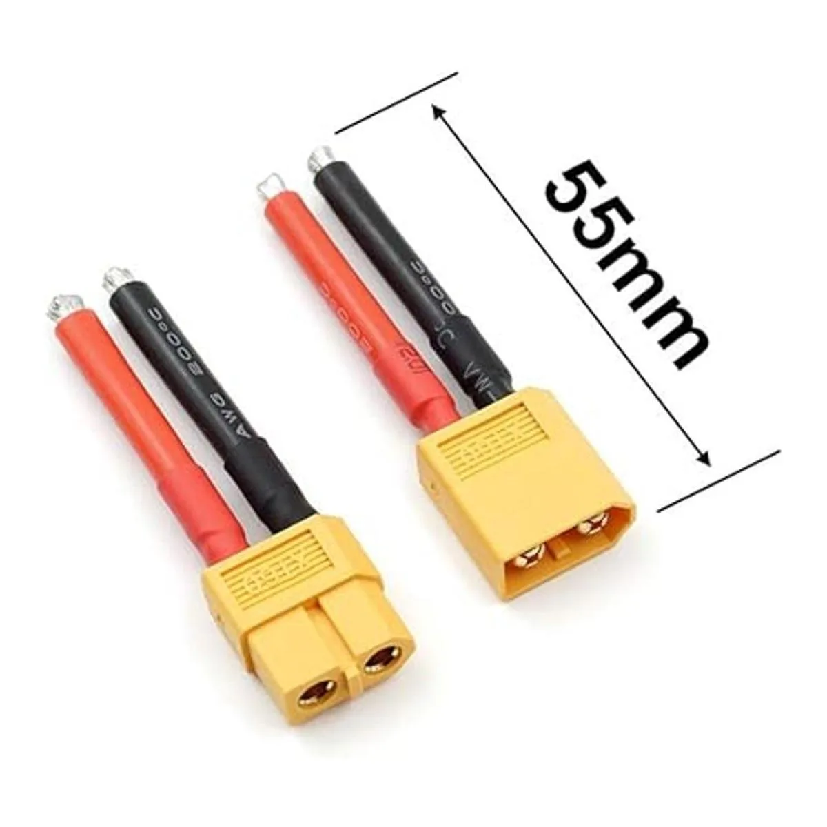 3 pares de conectores macho y hembra XT60 con cable de_2