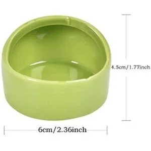 Cuenco de cerámica para hámster lateral degradado con