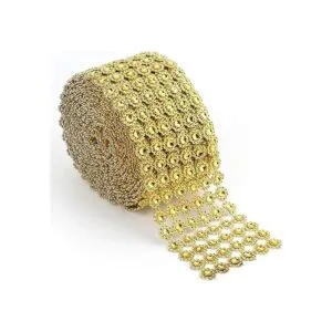 Foraineam Rollo de cinta de diamantes de imitación para_2