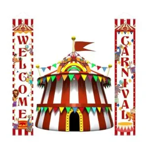 Cartel de decoración de carnaval circo fiesta de_1