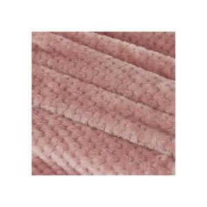 Manta de forro polar suave con textura de gofre manta_3