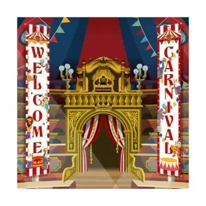 Cartel de decoración de carnaval circo fiesta de_6