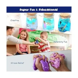 Joyjoz Paquete de 24 kits de bolas de slime galaxia con_4