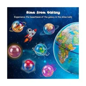 Joyjoz Paquete de 24 kits de bolas de slime galaxia con_2