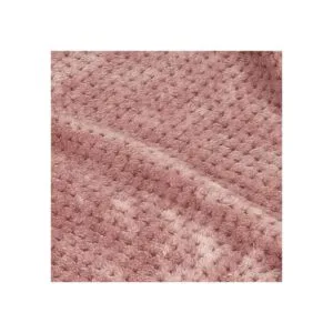 Manta de forro polar suave con textura de gofre manta_5