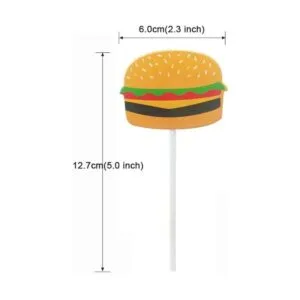 Morndew 24 piezas Hamburger barbacoa queso hamburguesa_2