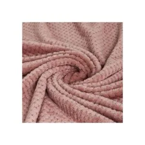 Manta de forro polar suave con textura de gofre manta_6