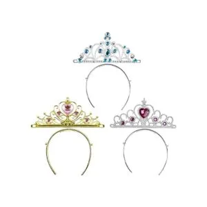 Juego de diadema de corona de tiara de princesa juego de_4