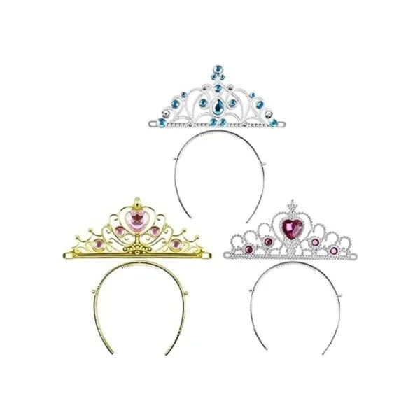 Juego de diadema de corona de tiara de princesa juego de_4