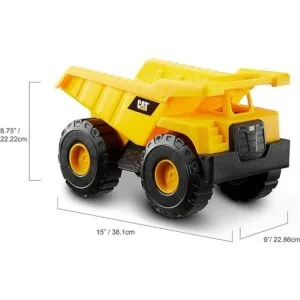 Funrise CAT Construction Camión volquete de 15 pulgadas