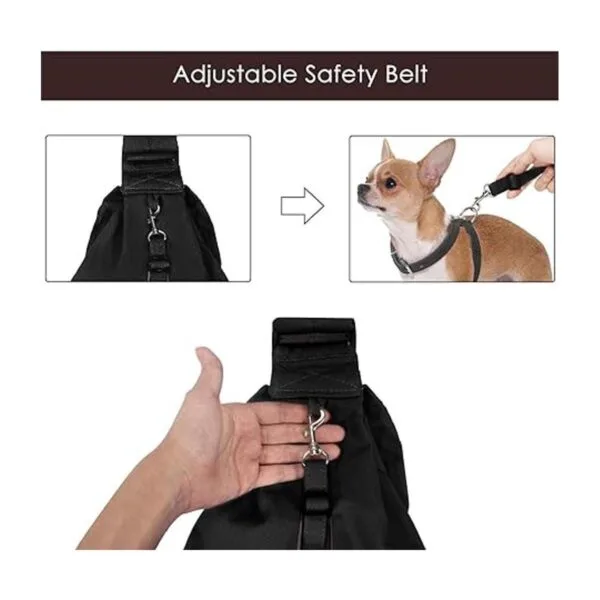 Lukovee Eslinga para mascotas transportadora de mano_3