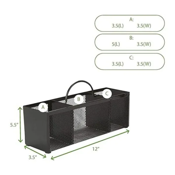 Mind Reader Organizador de 3 secciones soporte para_3