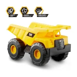 Funrise CAT Construction Camión volquete de 15 pulgadas