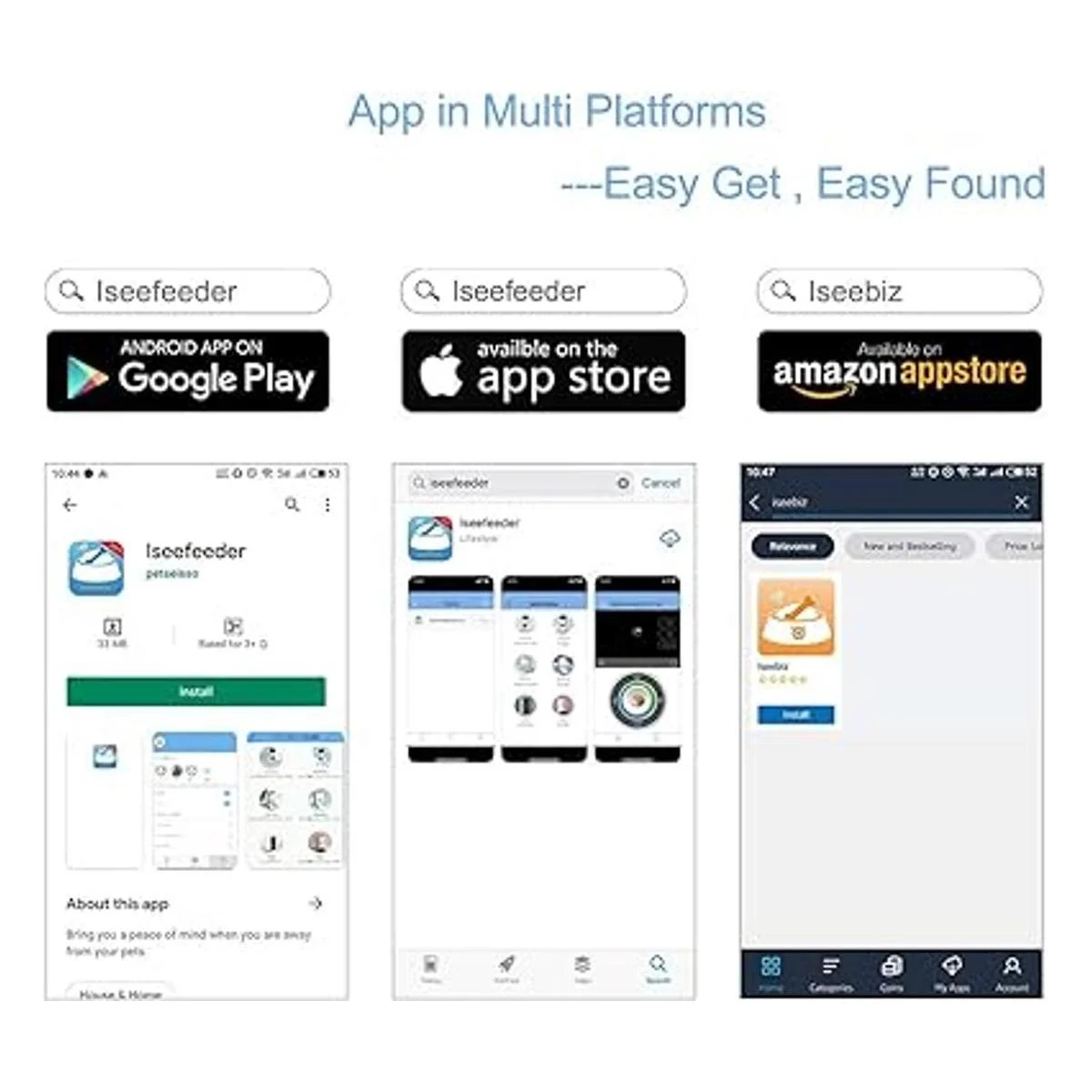 Iseebiz Comedero automático para mascotas con cámara 6_3