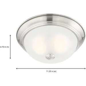 Designers Fountain Lámpara de techo moderna de 11 pulgadas_3