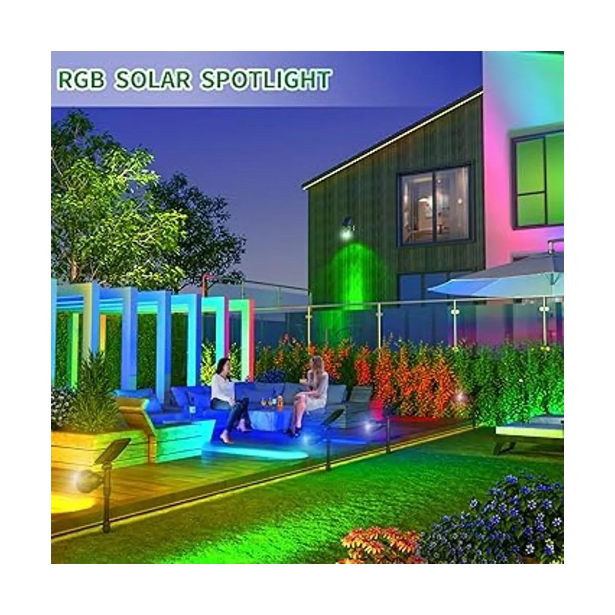 7 luces solares que cambian de color 18 LED para_2