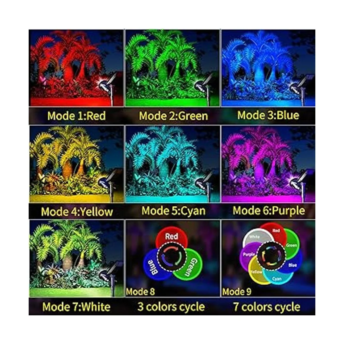 Luces solares para exteriores impermeables 9 modos de_3