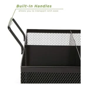 Mind Reader Meshsq4blk 4 secciones de malla Caddy
