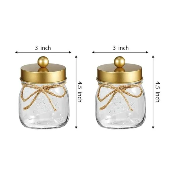 SheeChung Mason Jar Tarros de boticario de baño soporte
