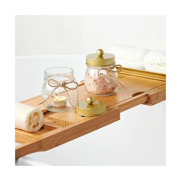 SheeChung Mason Jar Tarros de boticario de baño soporte