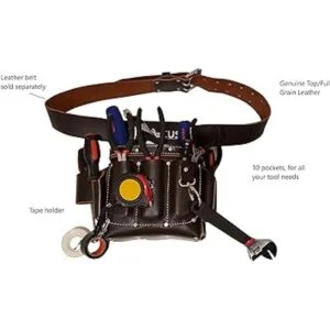 LAUTUS Bolsa de herramientas de cuero de grano_5