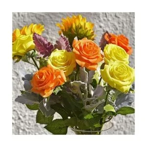 FiveSeasonStuff Rosas falsas flores de boda flores_4