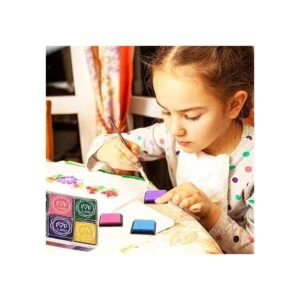 Gtlzlz Almohadillas de tinta para los dedos para niños_6