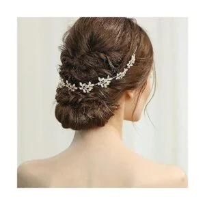 BABEYOND Diadema de novia de cristal tocado de boda para_2