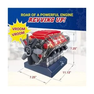 El kit de construcción de motor de combustión V8 de Playz_5